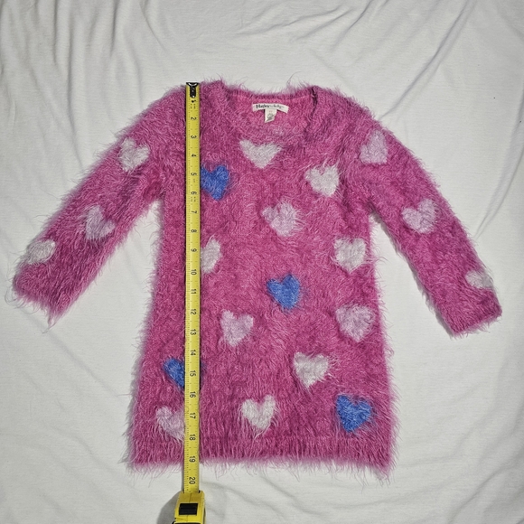 Hatley Pink Fuzzy Sweater Dress For Kid - Picture 3 of 3